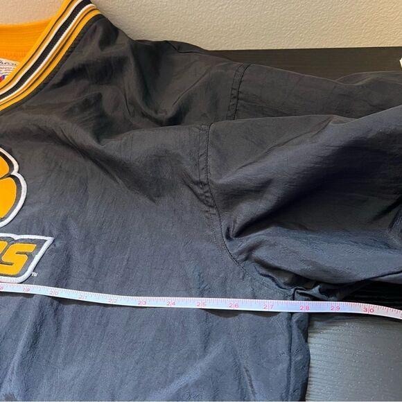 Champion Black Gold Iowa Hawkeyes Windbreaker Jacket XL - Picture 10 of 11